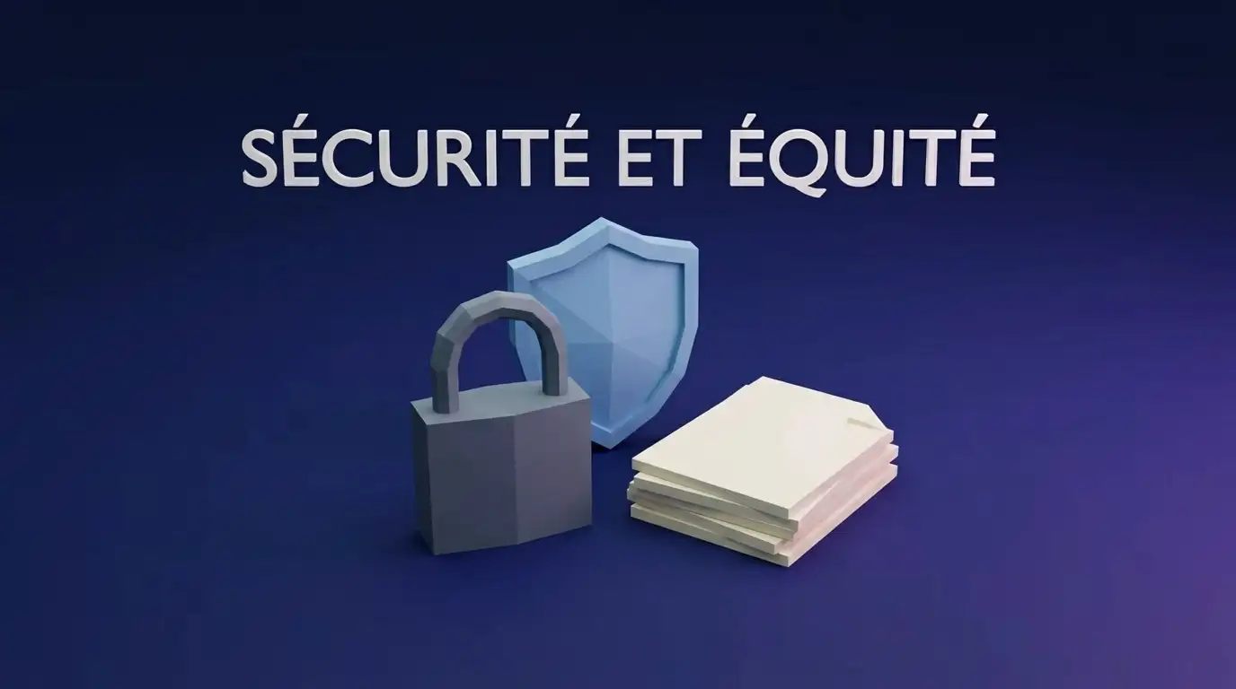 Cadenas bouclier et documents illustrent les règles de sécurité CHEXX
